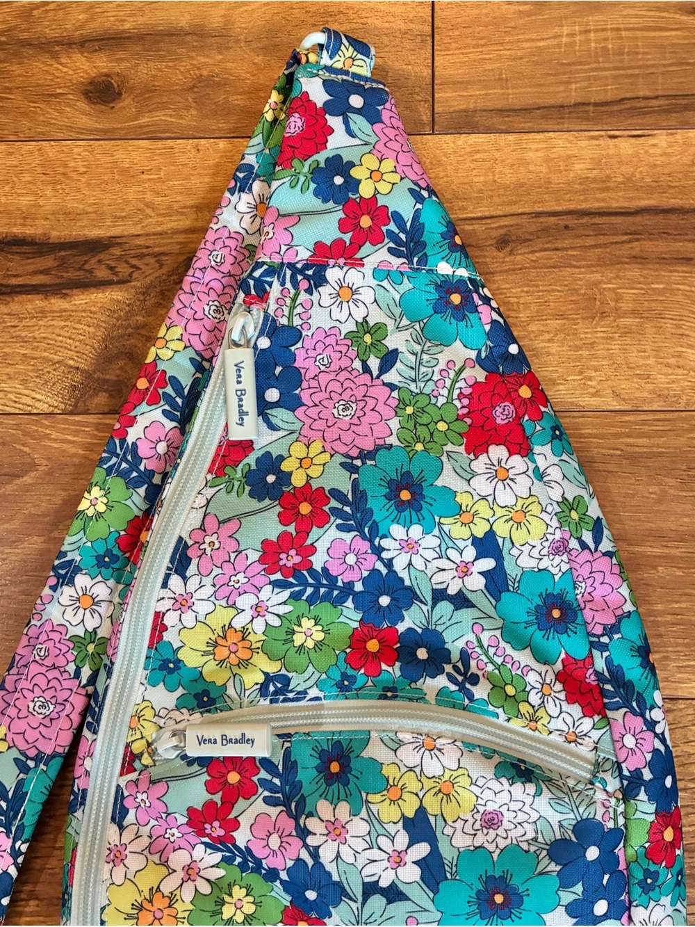 Vera Bradley Womens Essential Sling Backpack Purse Spring Floral Bag - Picture 4 of 9